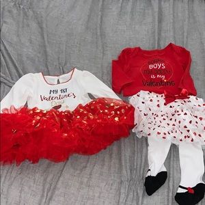 infant My 1st Valentine’s day Bundle